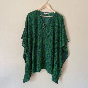 Michael Kors Womens Blouse Fresh Green L/XL